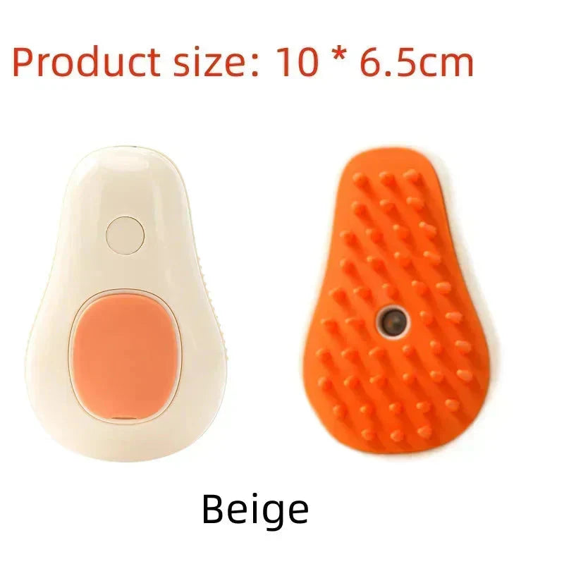 Two small devices, one beige and one orange, on a white background with text indicating size and color.